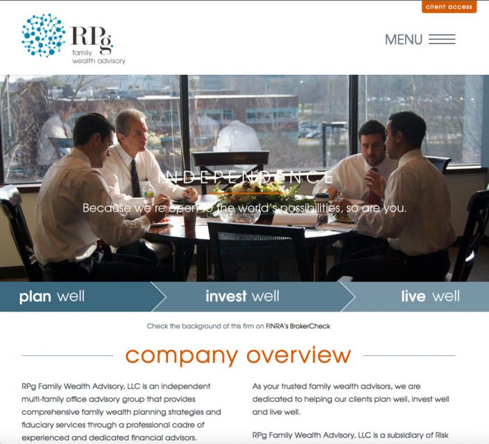 RPgFamilyWealth.com RPg Family Wealth homepage